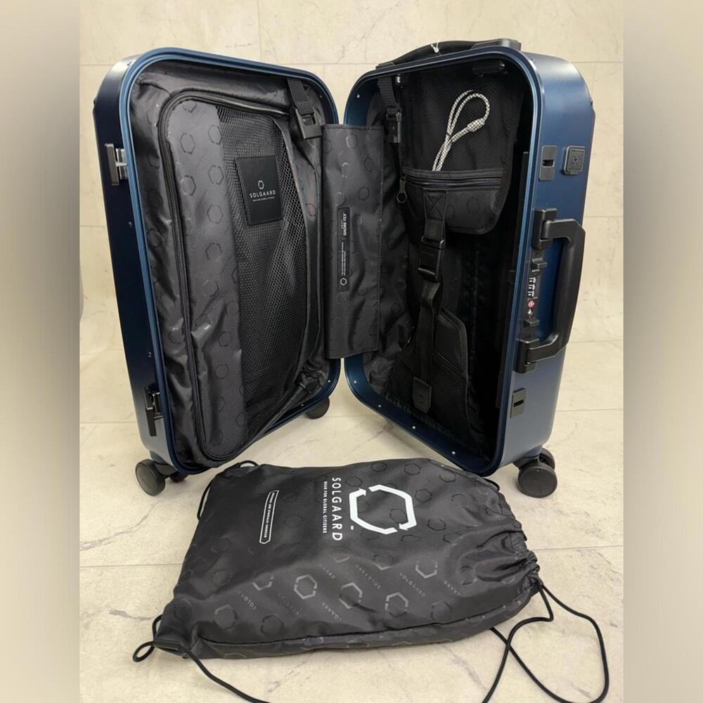 (SW-18) Solgaard Carry-On Luggage In Balearic Blue - Picture 6 of 7